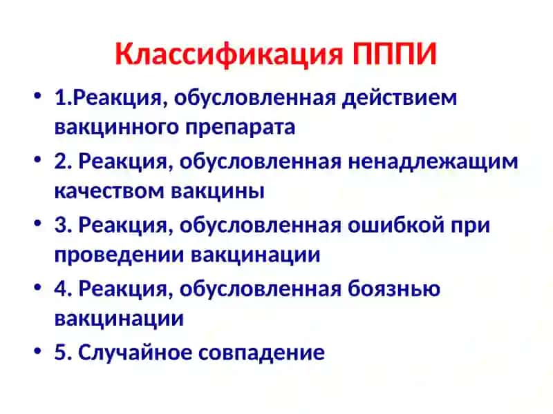 Острые побочные проявления после иммунизации 3