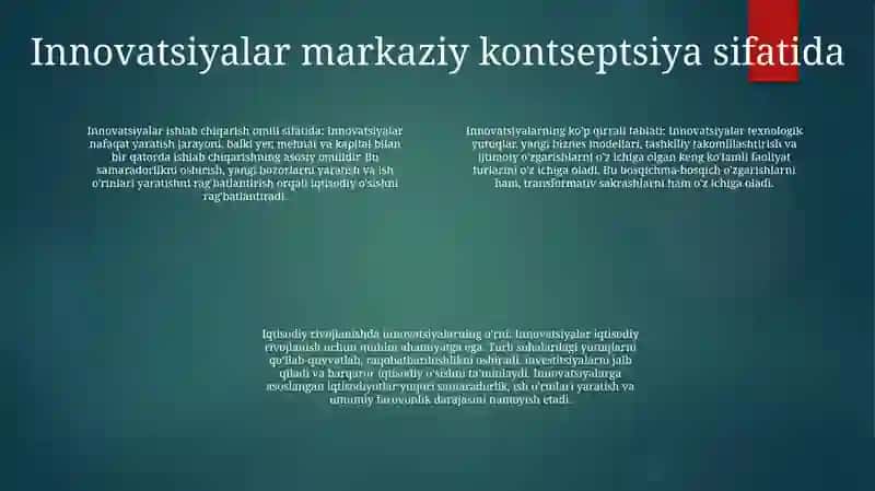 Innovatsion Iqtisodiyot Fanining Nazariy Asoslari 3