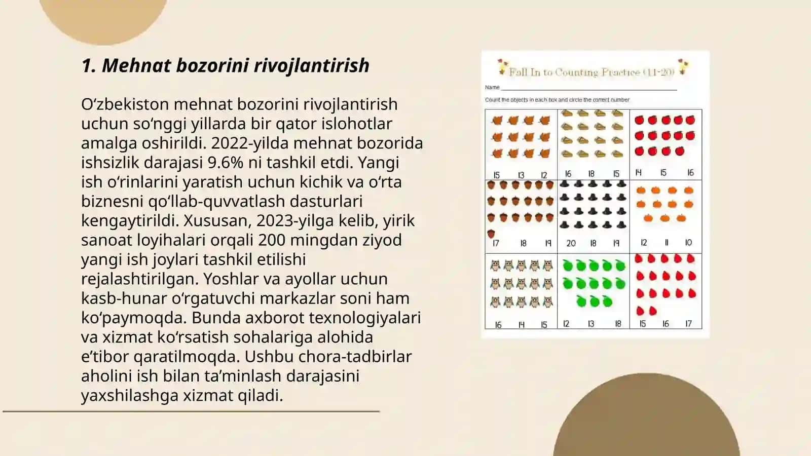 Mehnat bozorini rivojlantirish 3