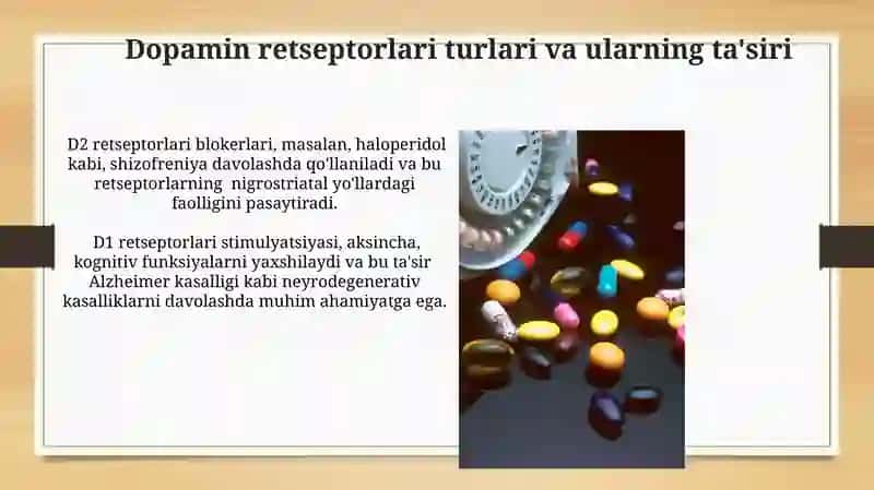 Dopaminergik va serotoninergik moddalar 3