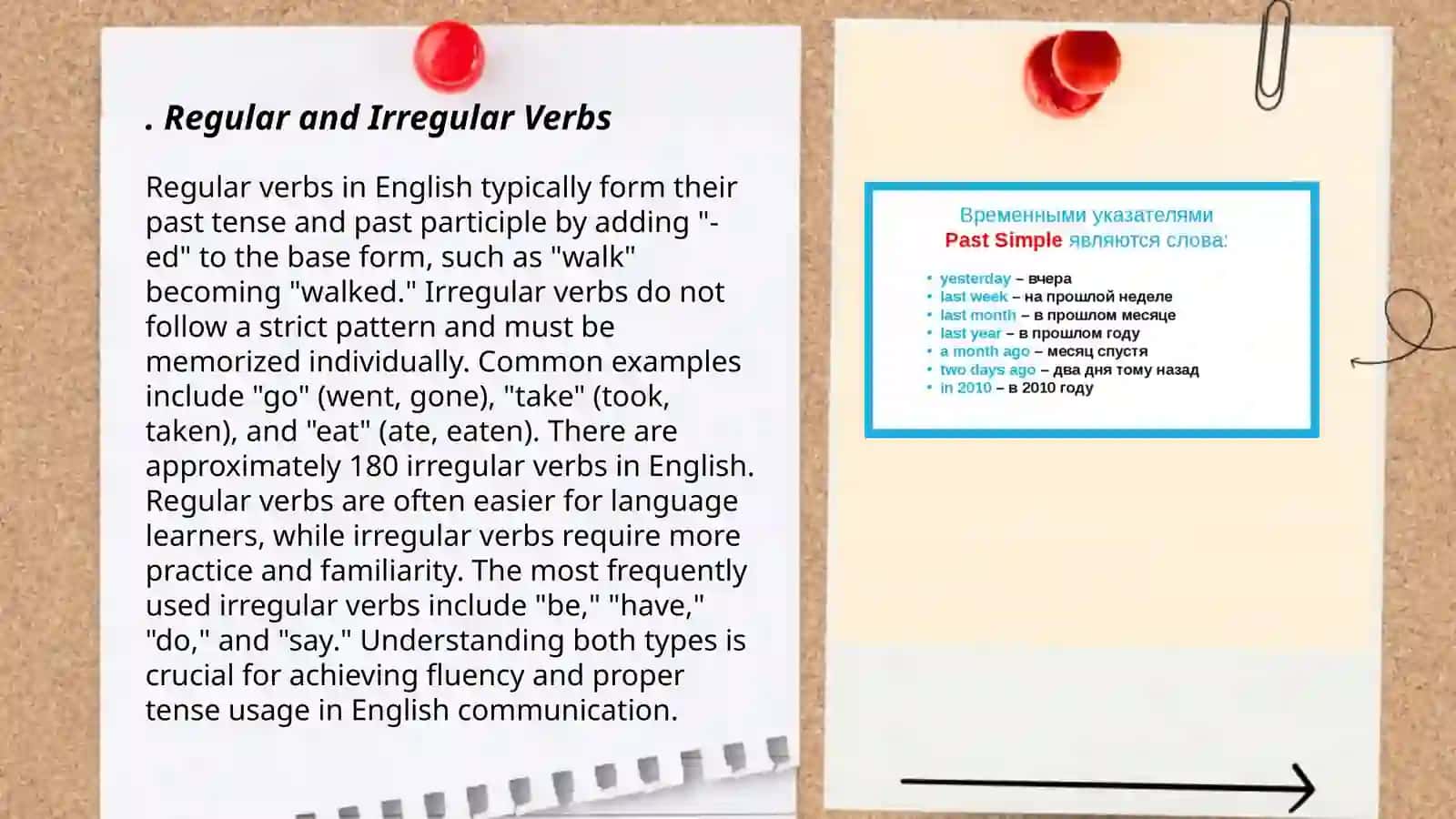 Regular and Irregular Verbs 3