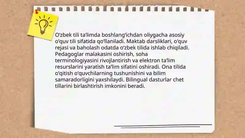 O'zbek tilini sohada qo'llanilishi 3