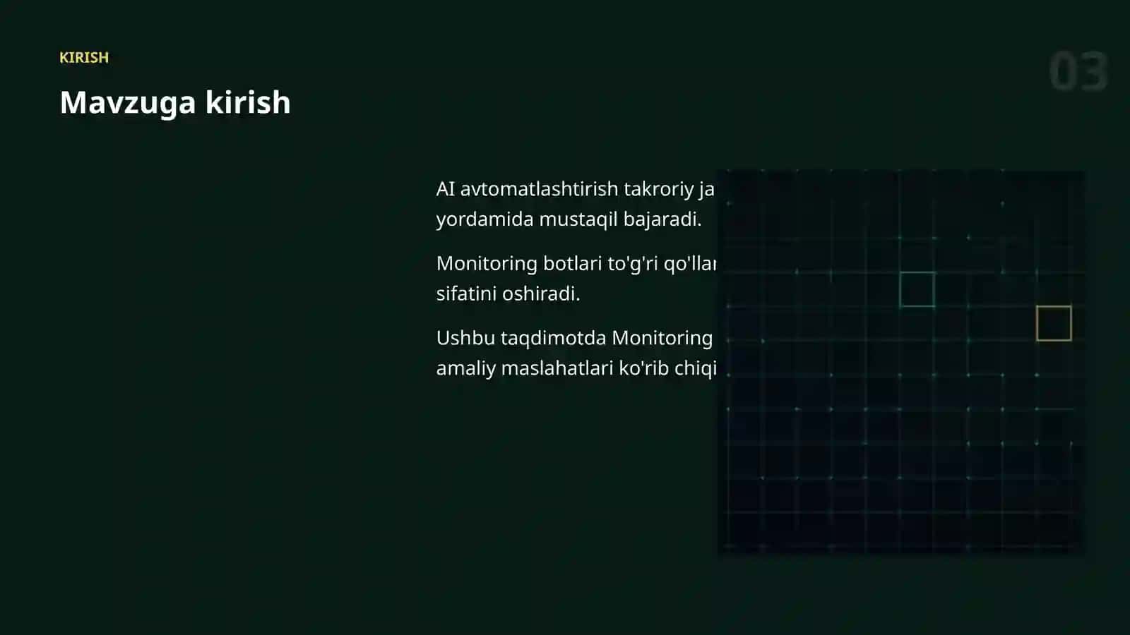 AI AVTOMATLASHTIRISH 3
