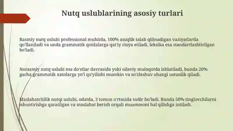 Nutq uslublari 3