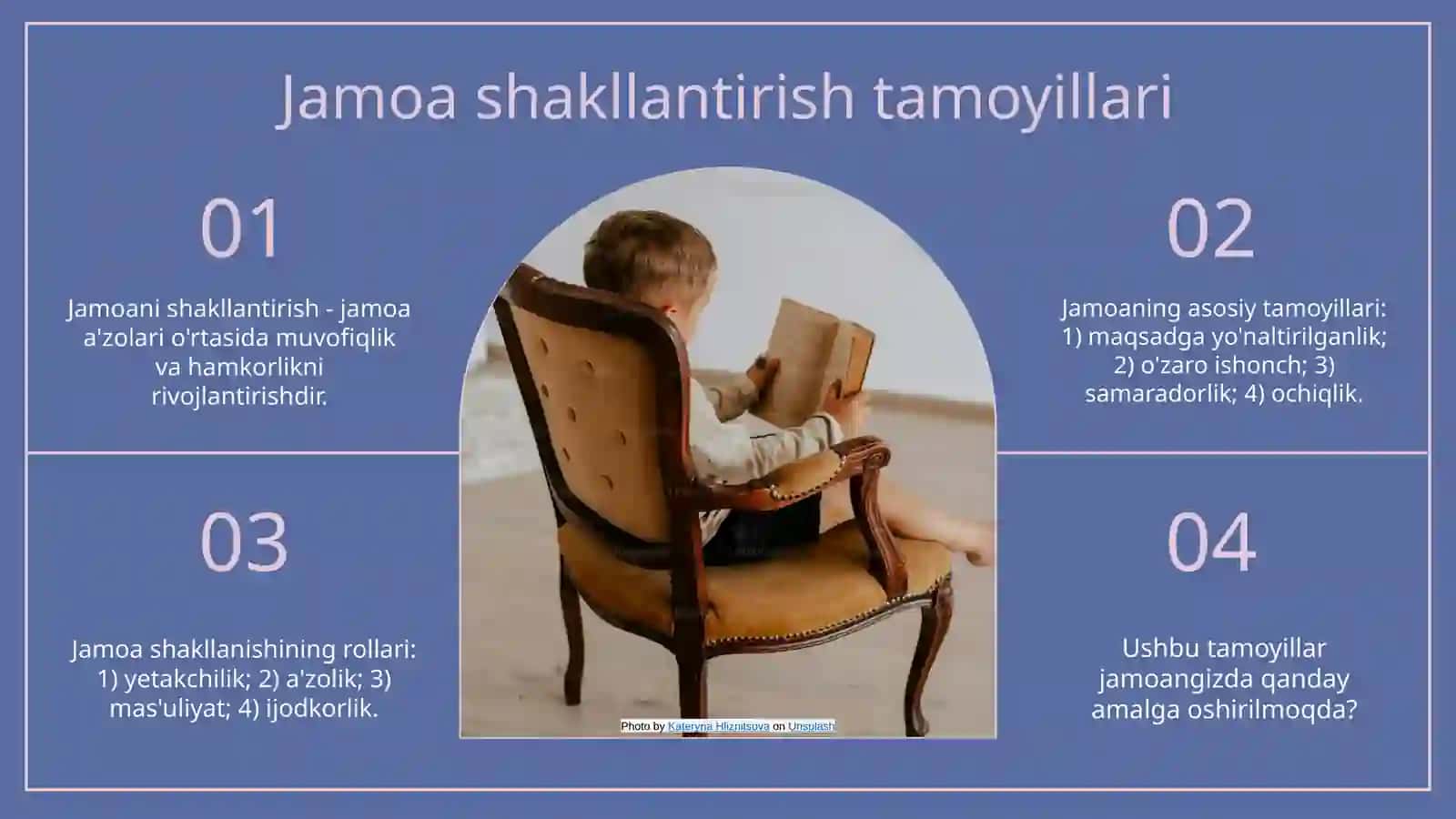 JAMOANI SHAKLLANTIRISH METODIKASI. JAMOADA SHAXSNI TARBIYALASH SHAKLLARI VA USULLARI 3