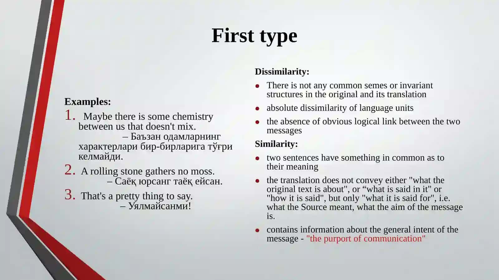 Equivalence IN TRANSLATION 3