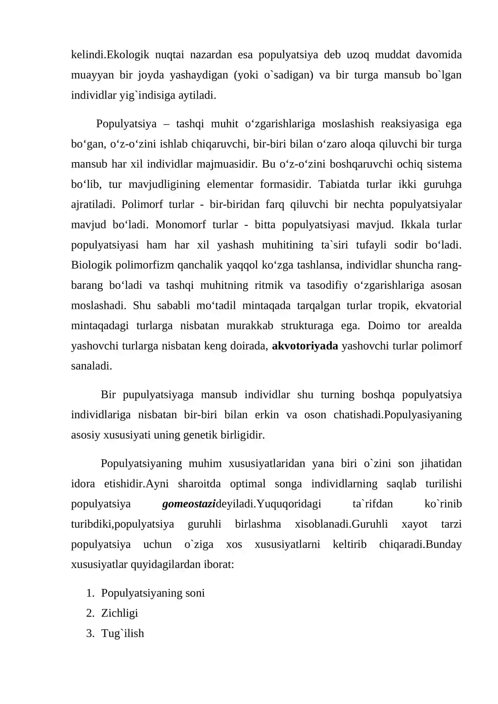 Populyatsiyalarning tabiiy tarkibi 3
