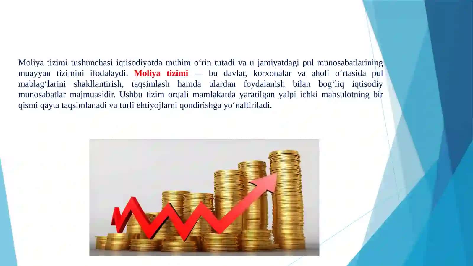 MOLIYA TIZIMLARI VA UNING BO`G`INLARI 3