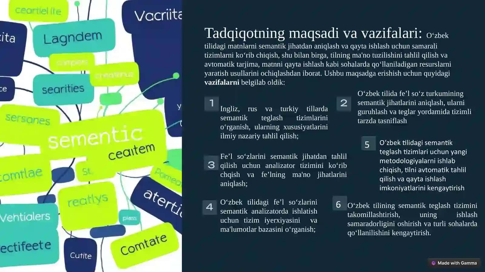 O‘zbek tili elektron korpusi uchun semantik teglash tizimlari tadqiqi 3
