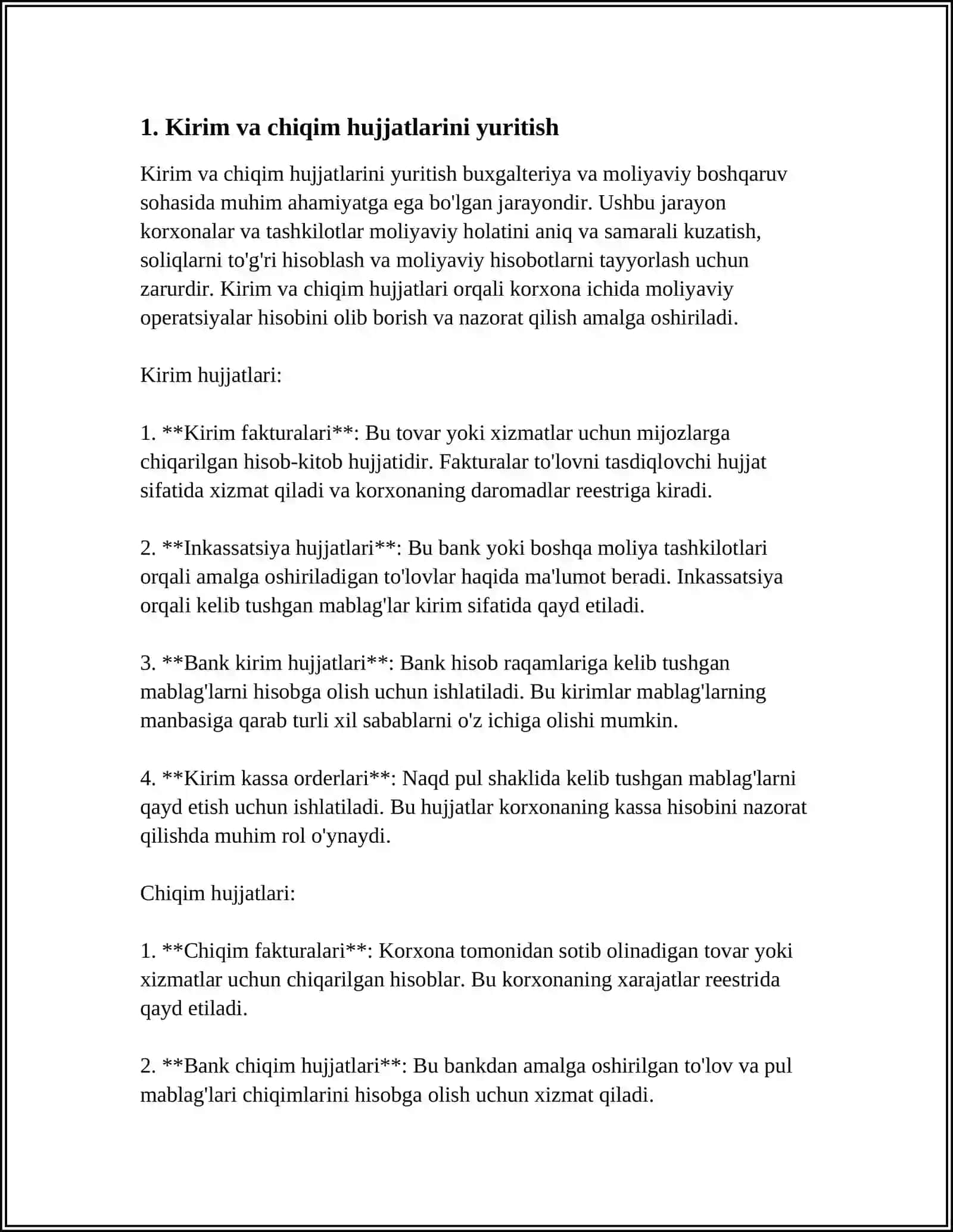 TOVAR MODDIY BOYLIKLARINI HISOBINI YURITISH 3