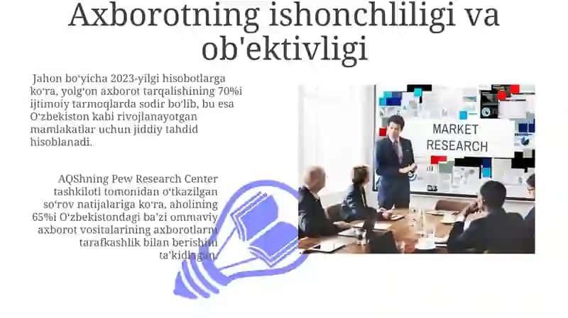 Ommaviy axborot vositalarida axborot taqdimoti: maqsad va vositalari 3