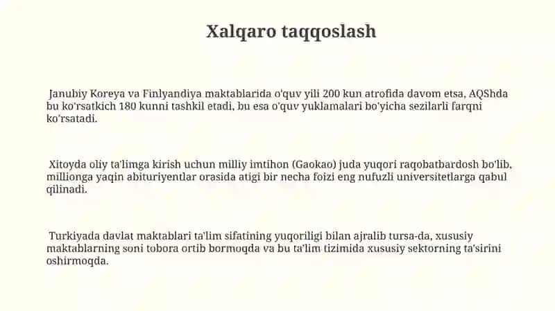 Kelajakdagi Tendentsiyalar va Islohotlar 3