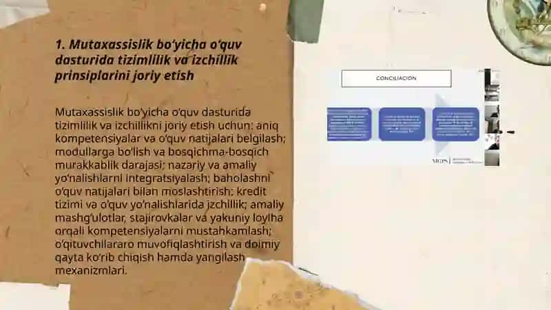 Ta'limning tizimlilik va izchillik prinsiplarini amalga oshirish qoidalari 3