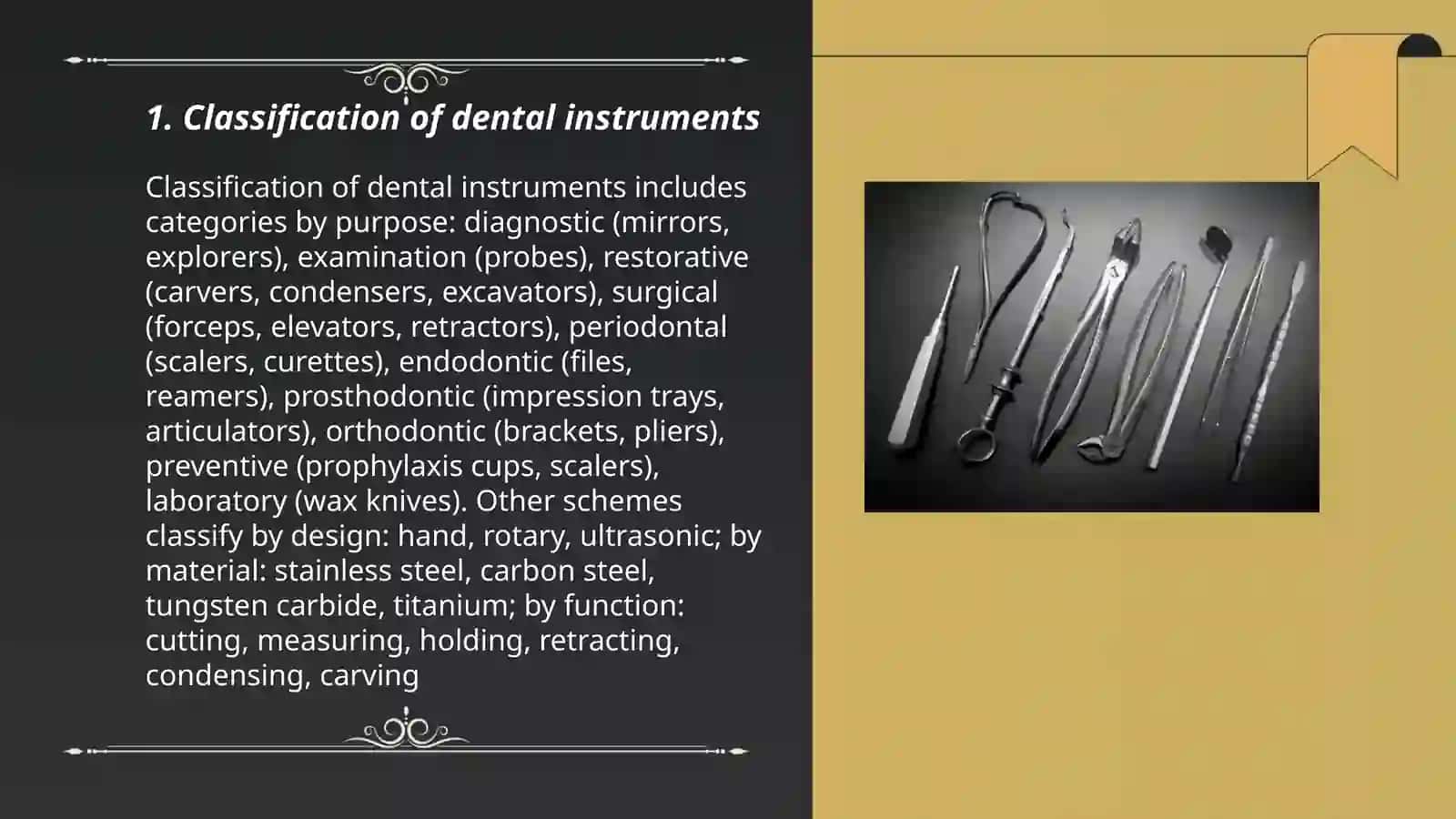 Dental instruments 3