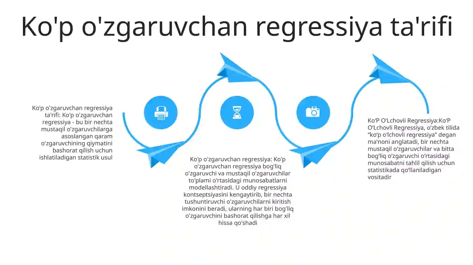 Ko'P O'lchovli Regressiya 3