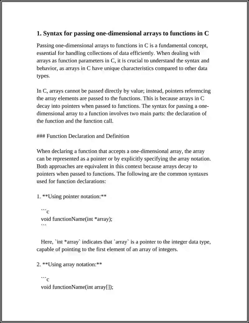 REFERAT Theme: BIR O'ICHOVLI MASSIVLARNI FUNKSIYA PARAMETRLARI SIFATIDA GO'LLANILISHI 3