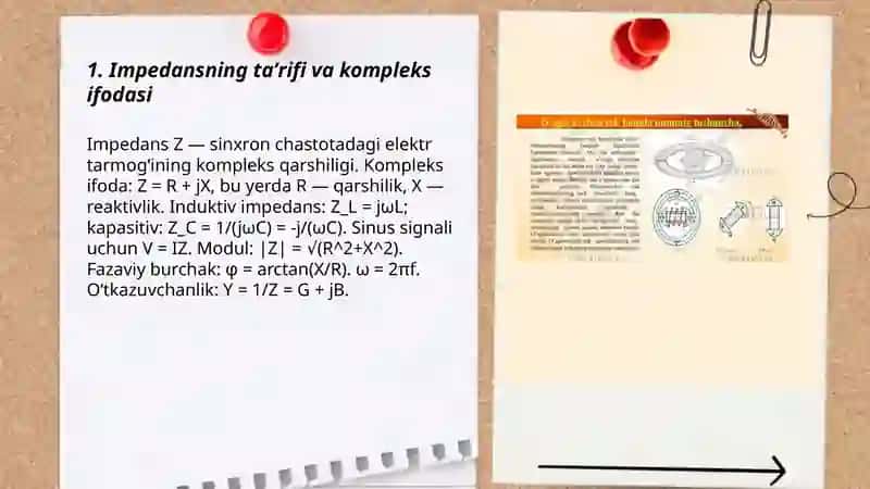 Impedans va to'liq elektr o'tkazuvchanlik 3