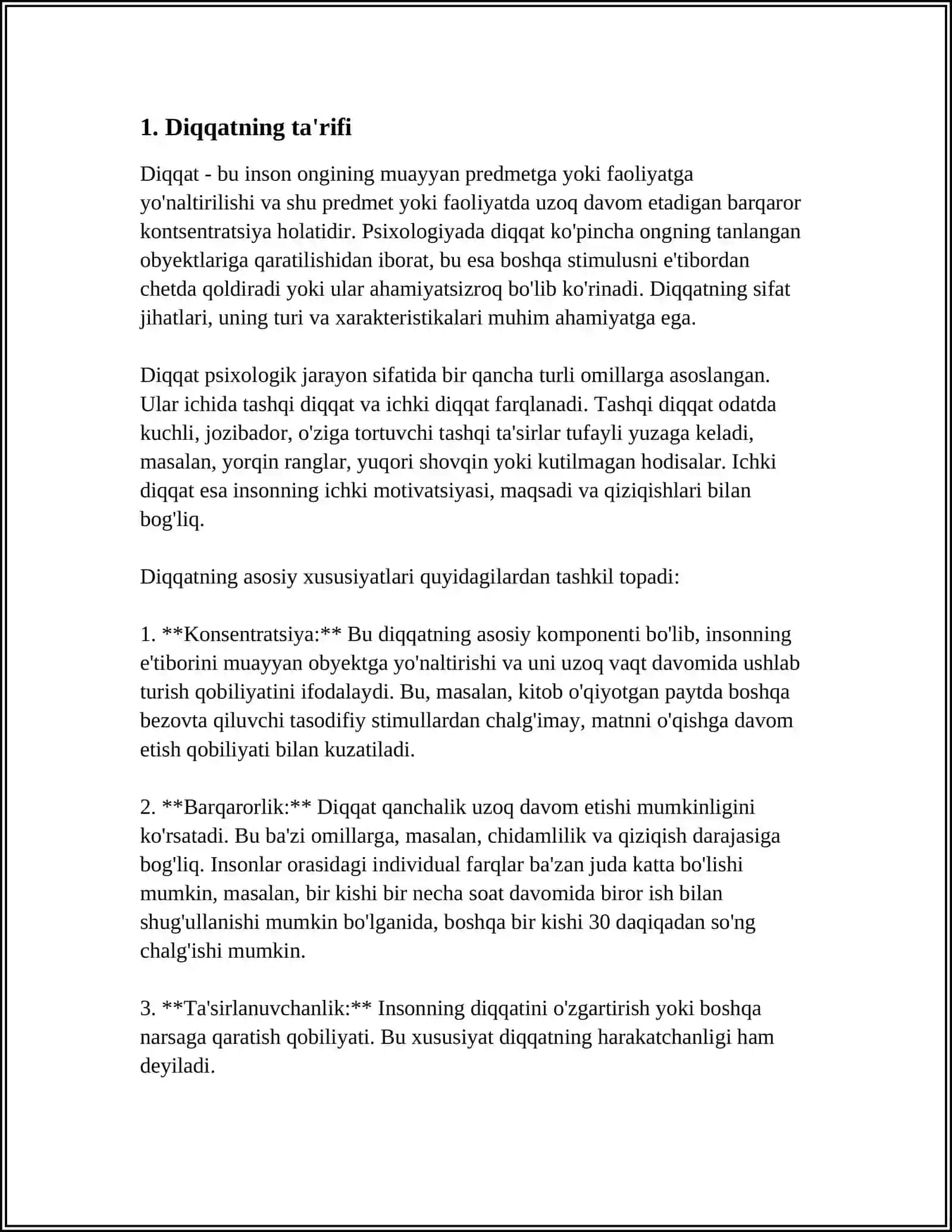 DIQQAT HAQIDA TUSHUNCHA VA UNING NERV-FIZIOLOGIK ASOSLARI 3
