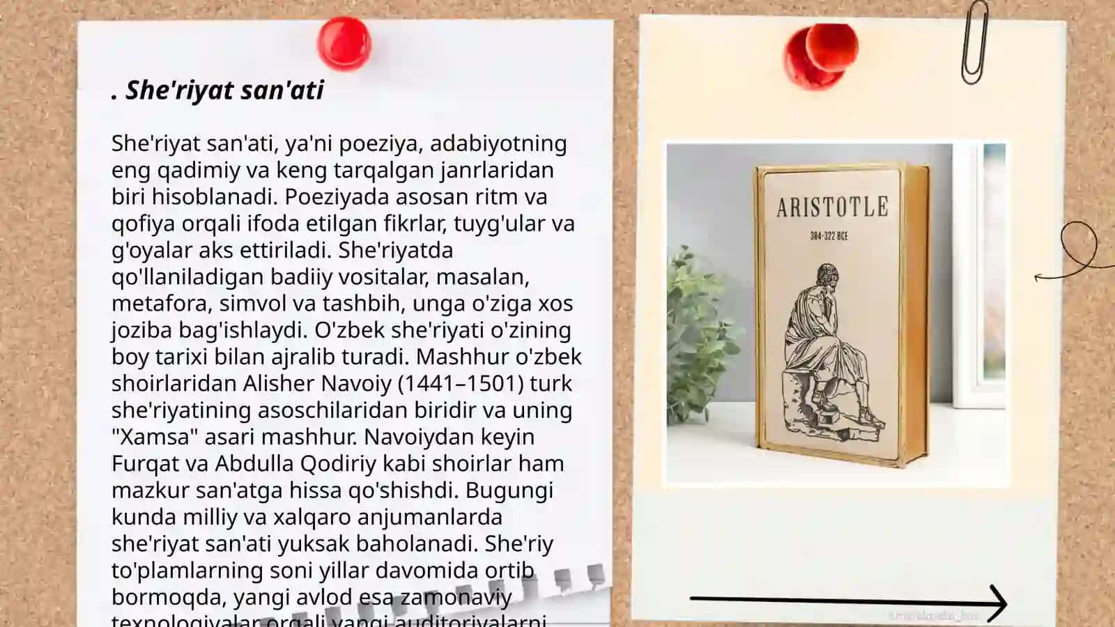 Aristotelning "Poetika" asari 3