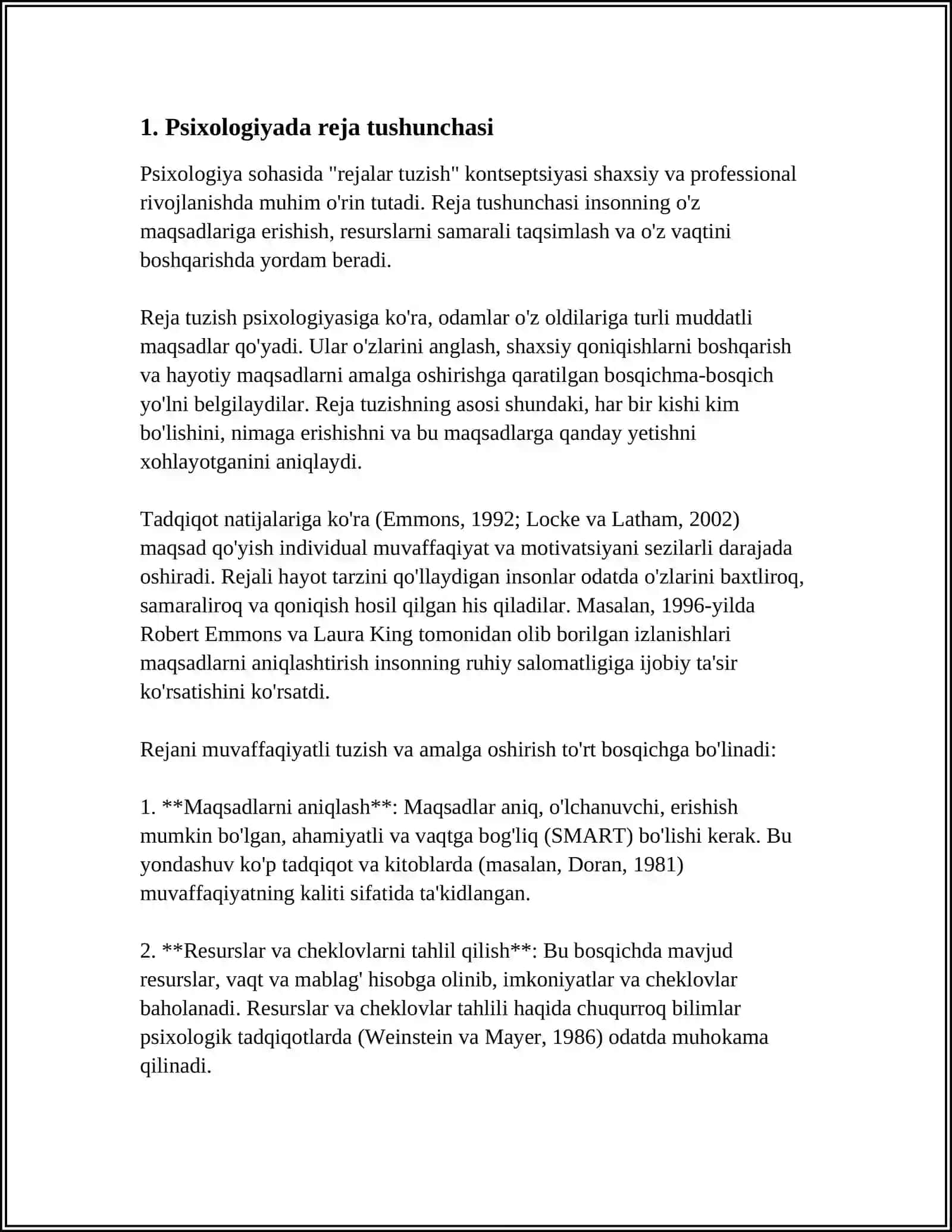 PSIXOLOGIYADA REJA BER 3