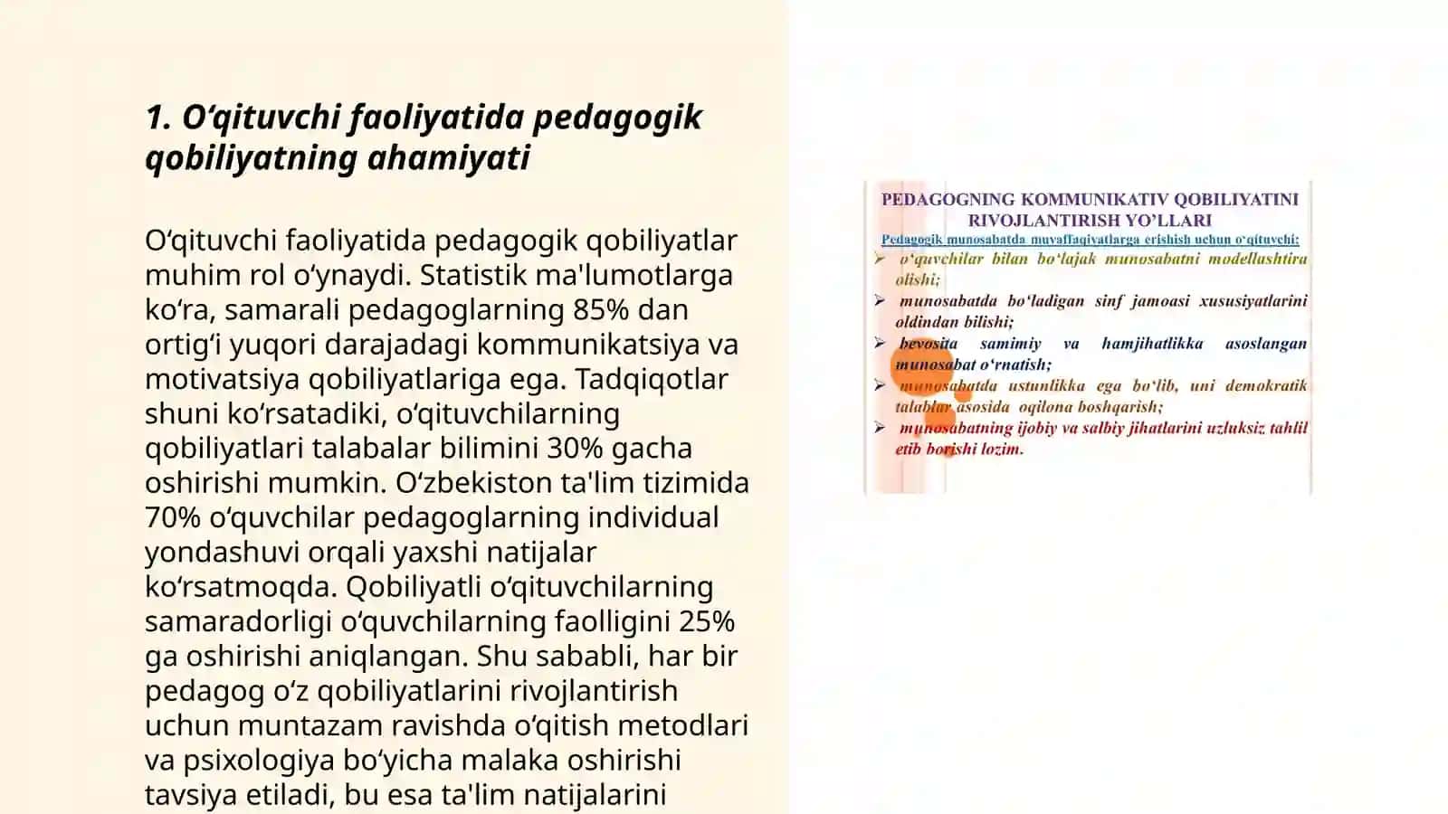 O‘qituvchi faoliyatida pedagogik qobiliyat 3