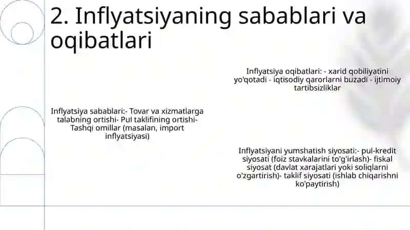 Inflatsiya Va Inflatsiyaga Qarshi Siyosat 3