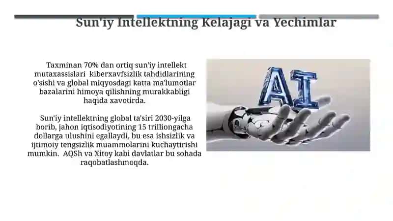 Sun'iy Intellektning Global Muammolari Sifatida 3
