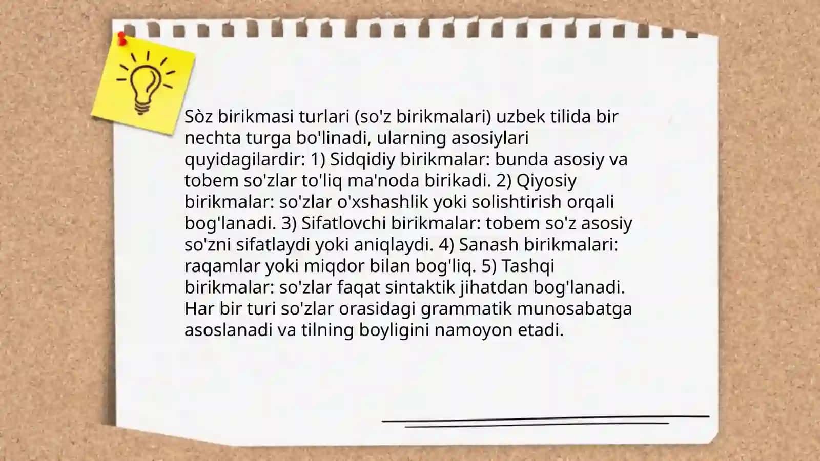Sòz birikmasi va sintagma 3