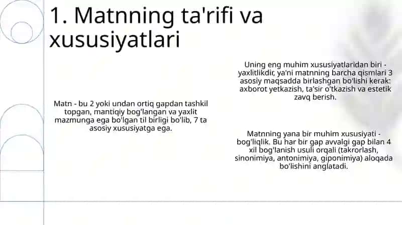 Matn tuzilishi va uning asosiy elementlari 3