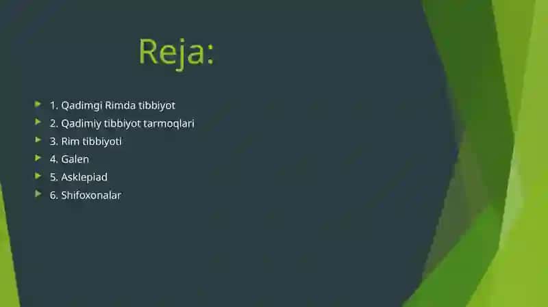 Qadimgi Rim va Gretsiyada davolash usullari 3