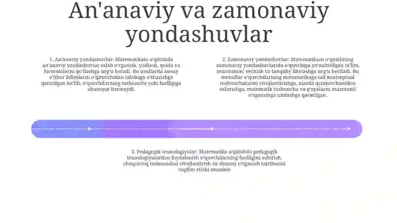 Matematik Tasavvurlarni Shakllantirish Metodikasi 3