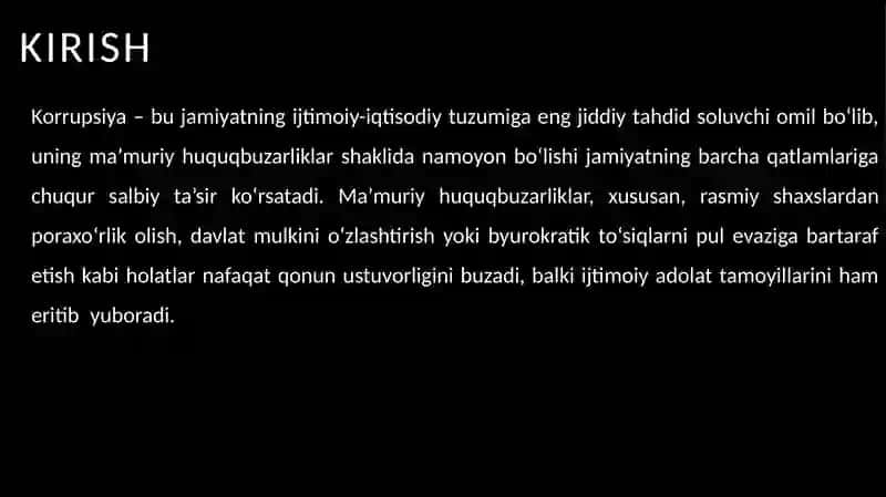 Korrupsiyaga oid ma’muriy huquq buzilklarning ijtimoiy salbiyoqibatlari 3