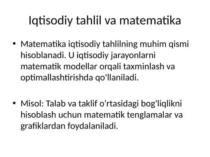 Iqtisodiy tahlil bosqichlari 3