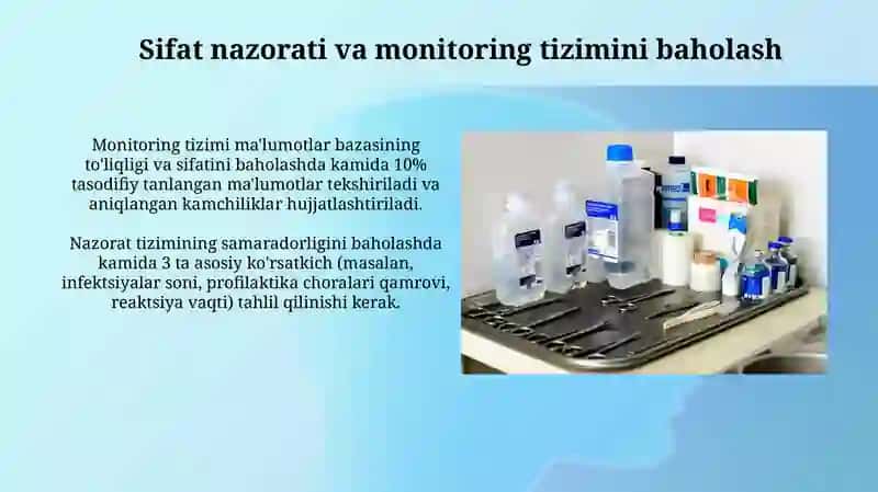 Sifat nazorati va monitoring tizimini baholash 3