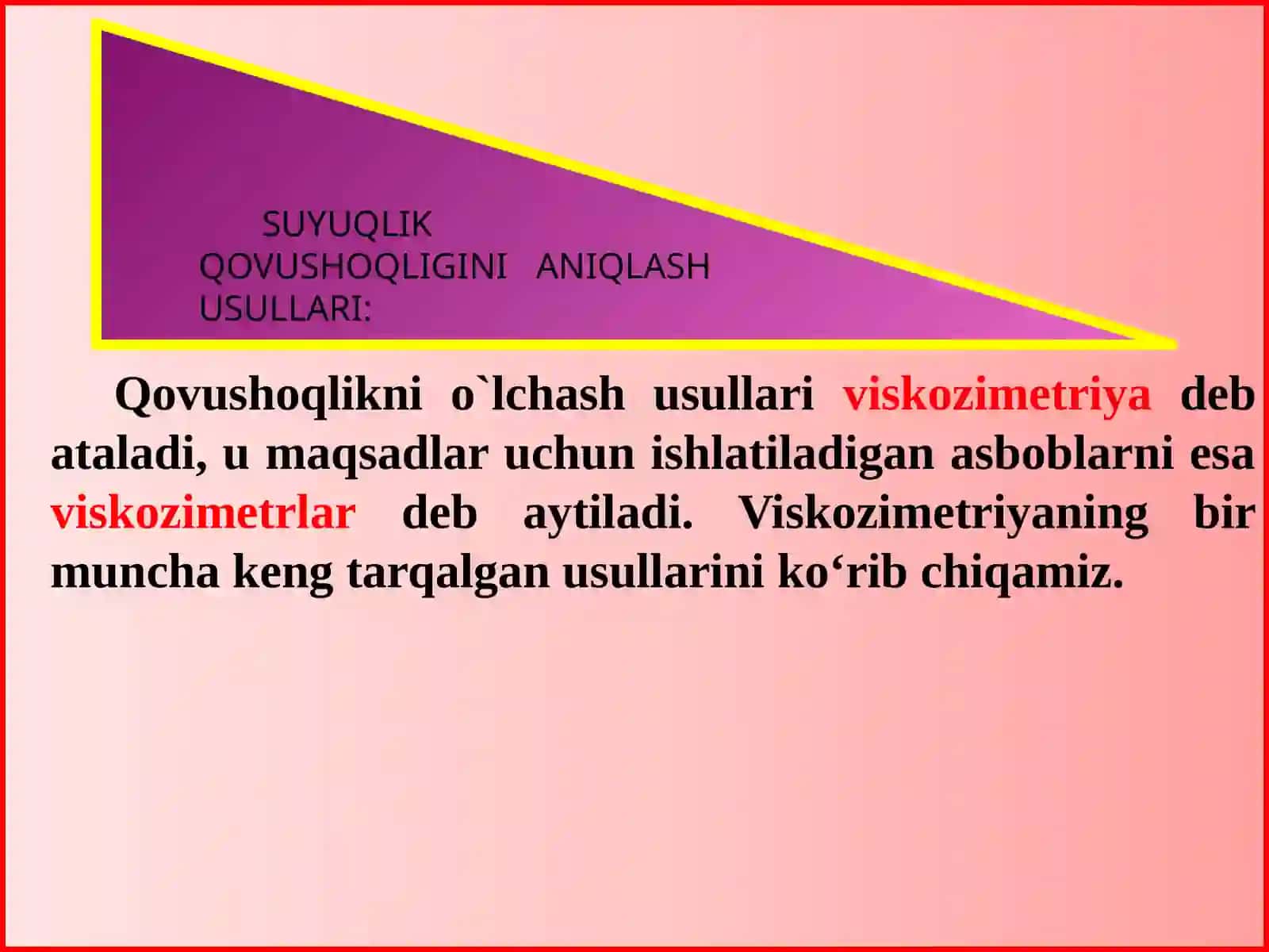 Suyuqliklarning qovushqoqligini aniqlash usullarini o‘rganish 3