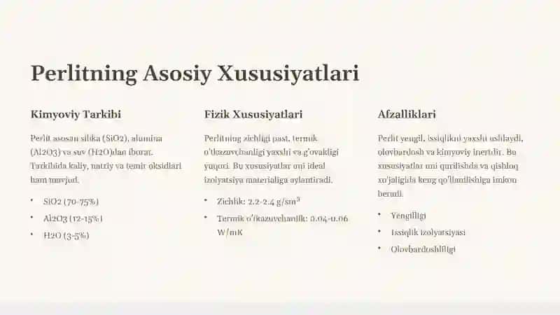 Perlit Ishlab Chiqarish Texnologiyasi 3