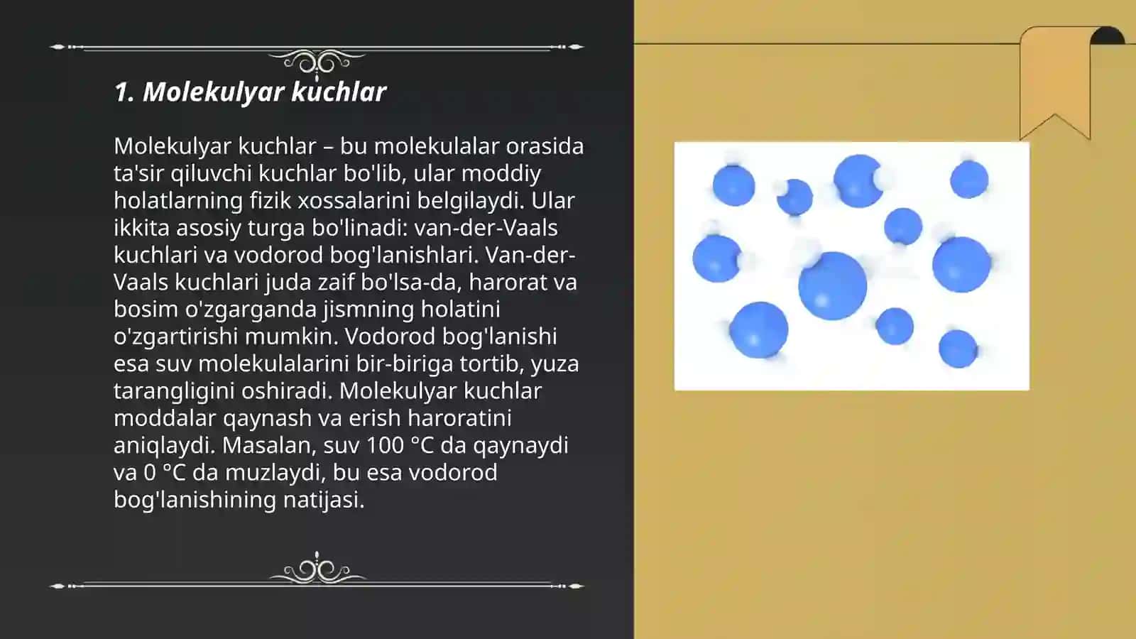 Molekulyar kuchlar 3