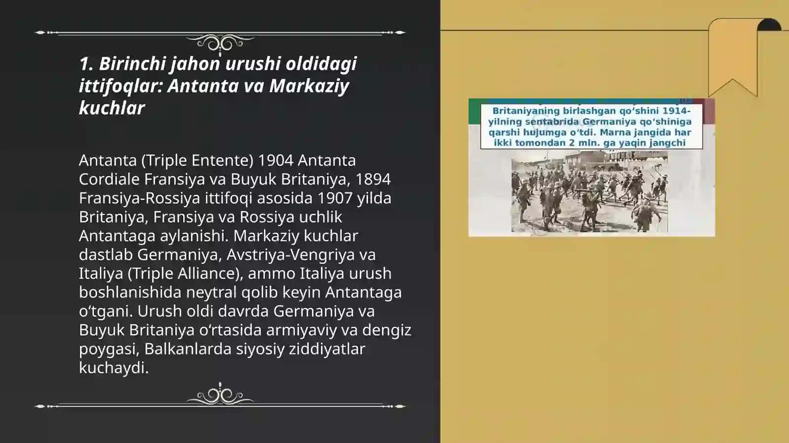 Birinchi va ikkinchi jahon urushidagi siyosiy vaziyat 3