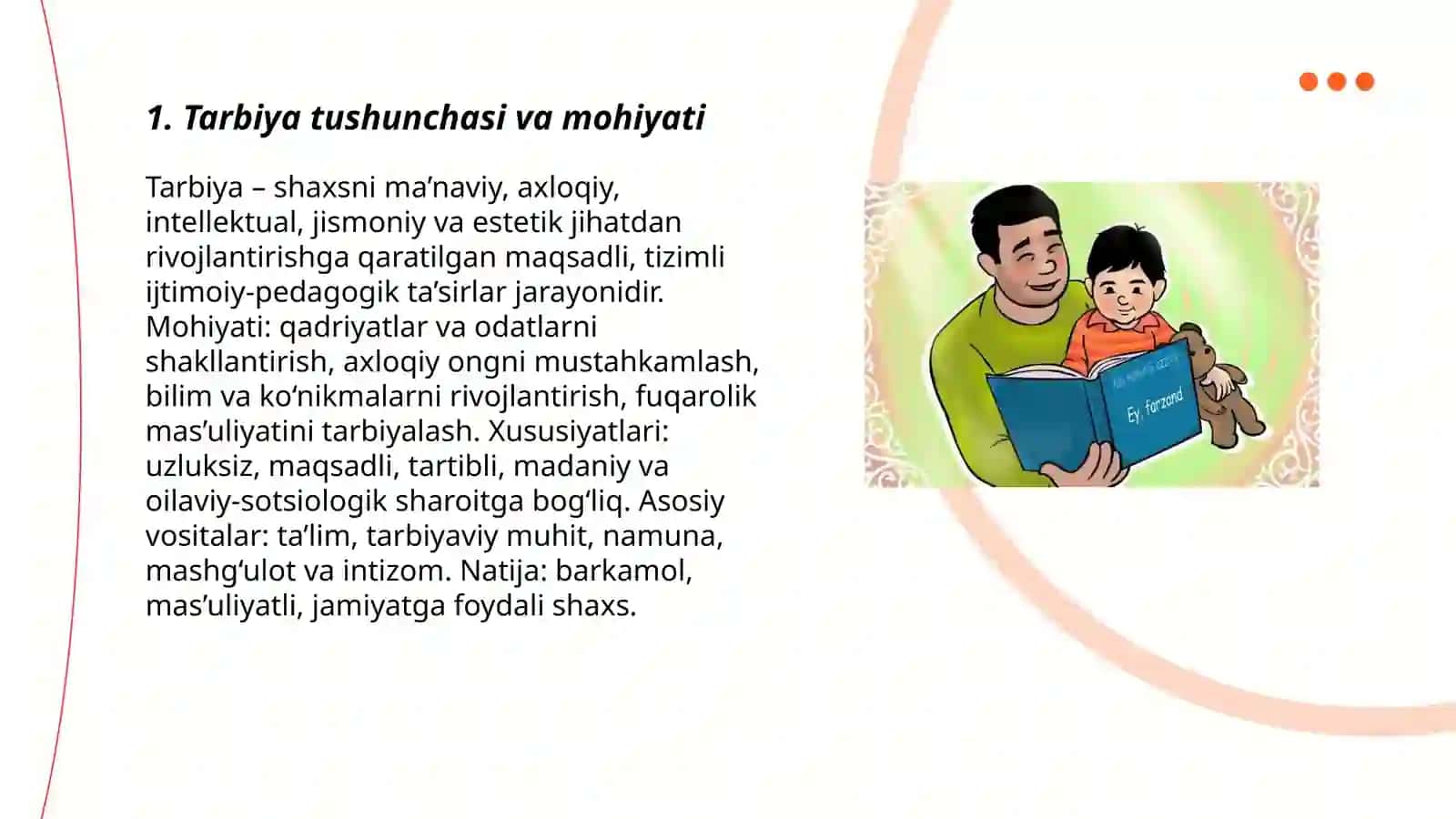 Tarbiya haqida tushuncha 3