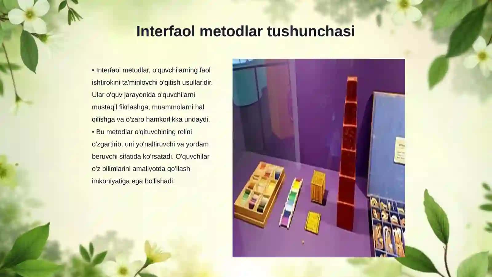 Texnologiya ta'limi nazariyasi va metodikasi fani uchun 10 ta interfaol metodni o'tkazish va tartibi 3