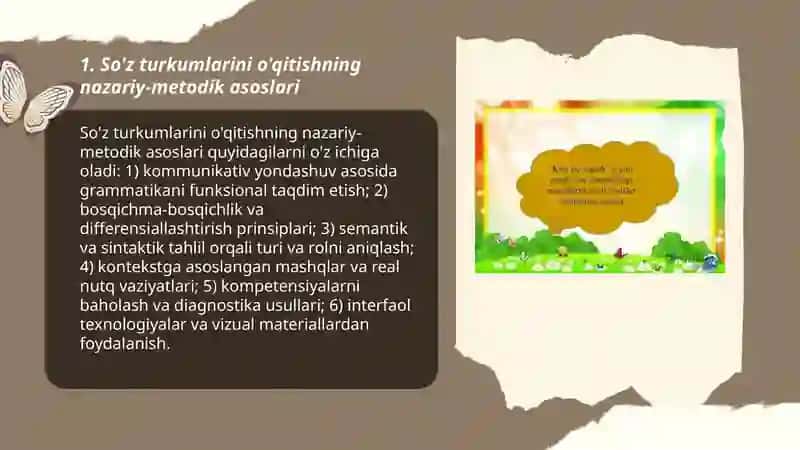 So'z turkumlarini o'qitish metodikasi 3