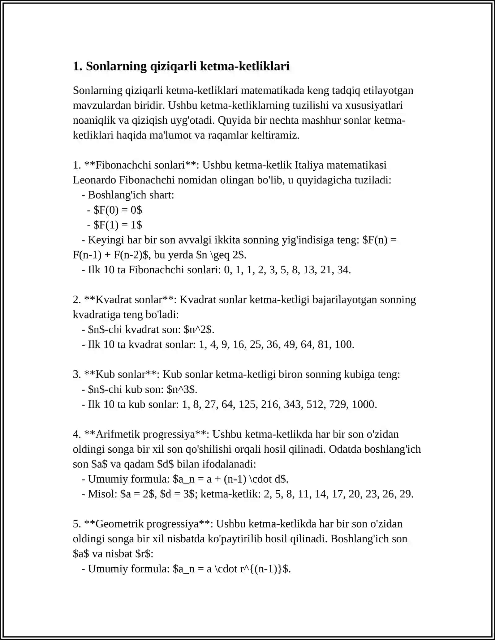 BOSHLANGʻICH SINFLARDA MATEMATIK BOSHQOTIRGICHLAR 3