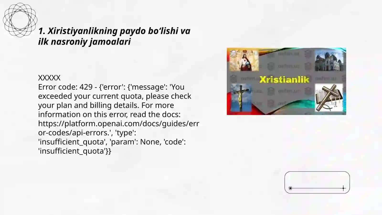Xiristiyan dini tarixi va asosiy ğoyalari 3