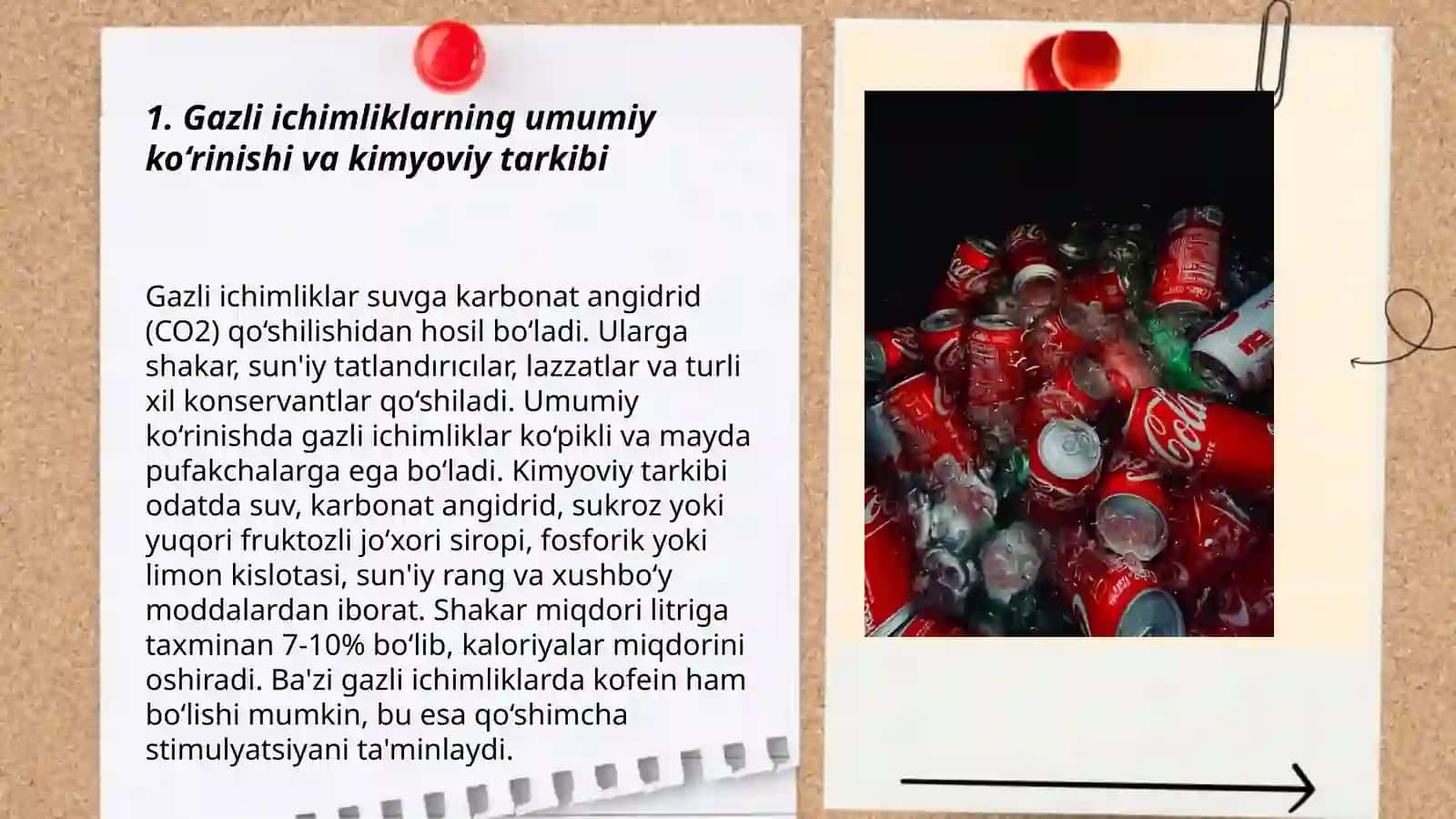 Gazli ichimliklarning inson salomatligiga taʼsiri, matematik tahlil qilish va meʼyorini aniqlash 3