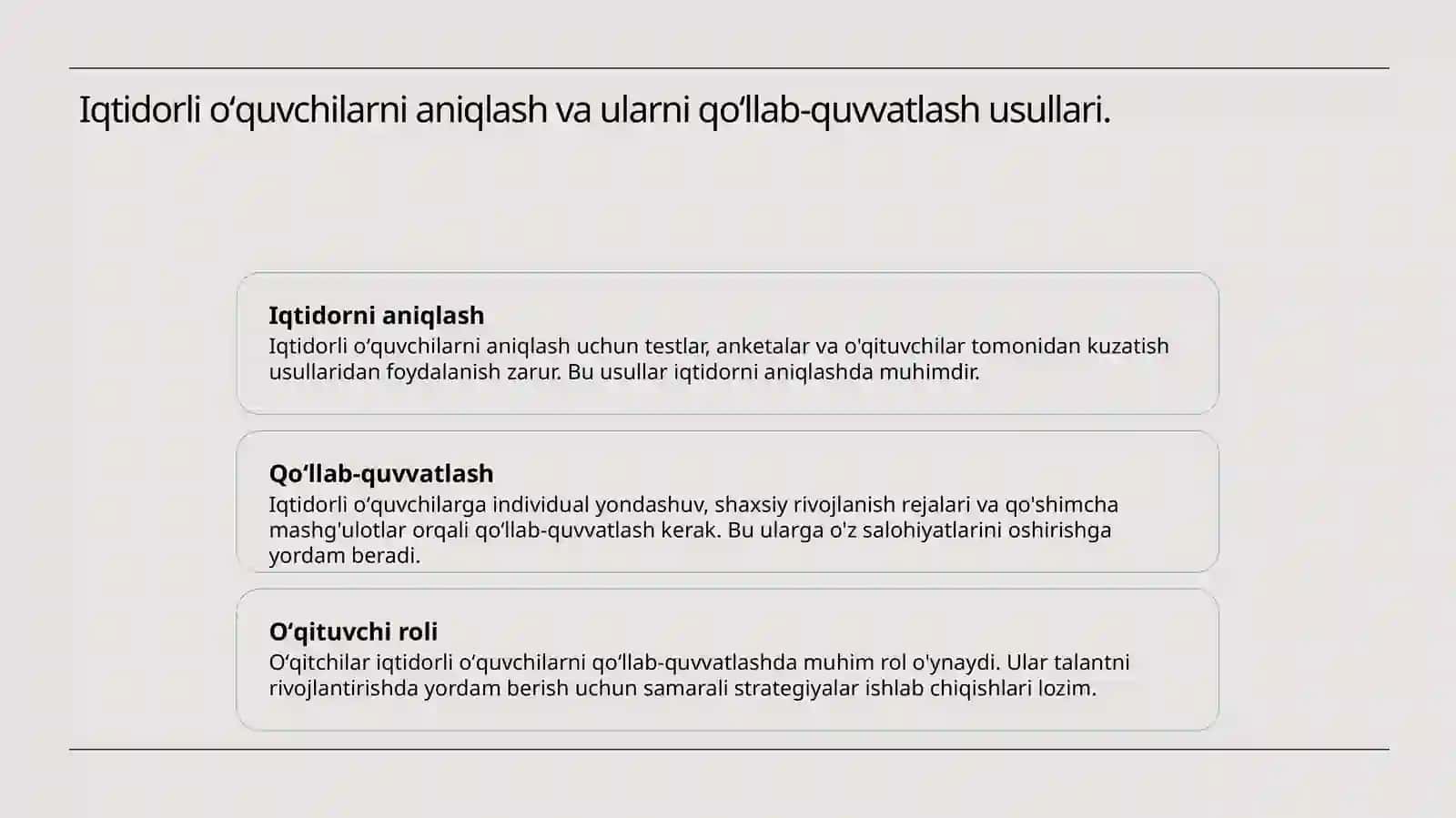 Iqtidorli oʻquvchilar bilan ishlash 3