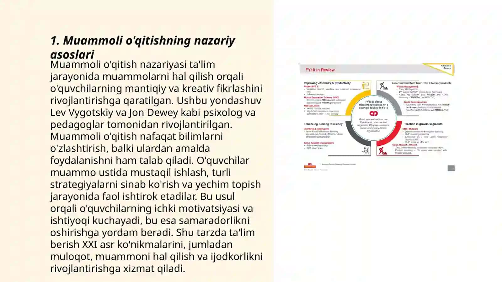 Muammoli o'qitishning nazariy asoslari 3