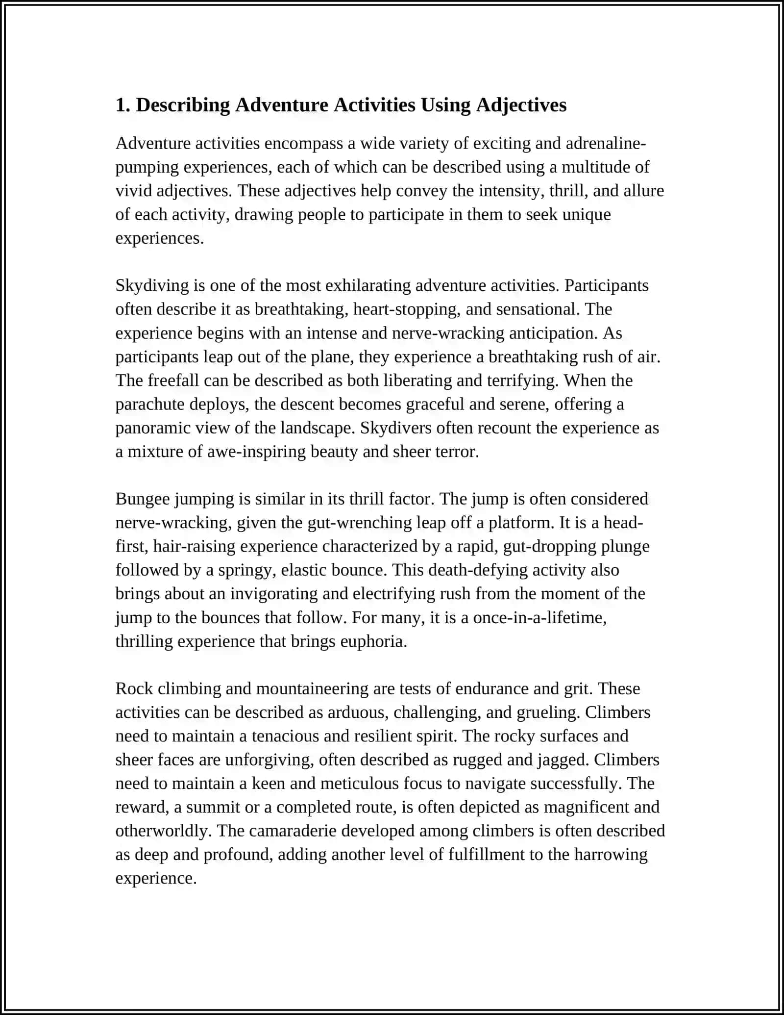 MUSTAQIL ISH - THE ADVENTURE CENTRE 3