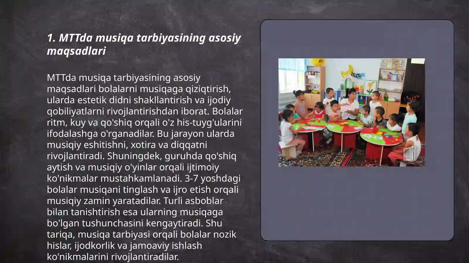MTTda musiqa tarbiyasining maqsad va vazifalari ahamiyati 3