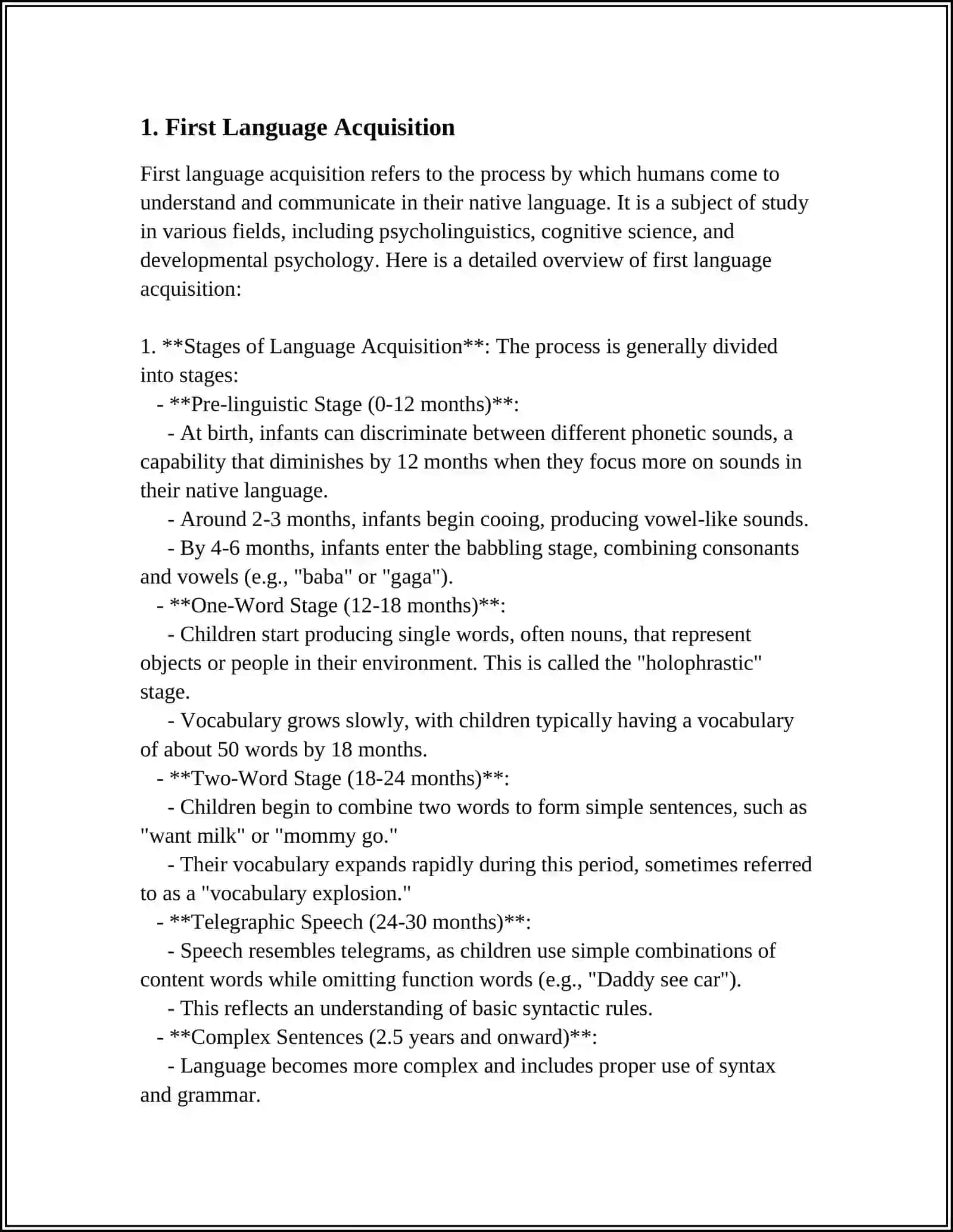 First Language Acquisition 3