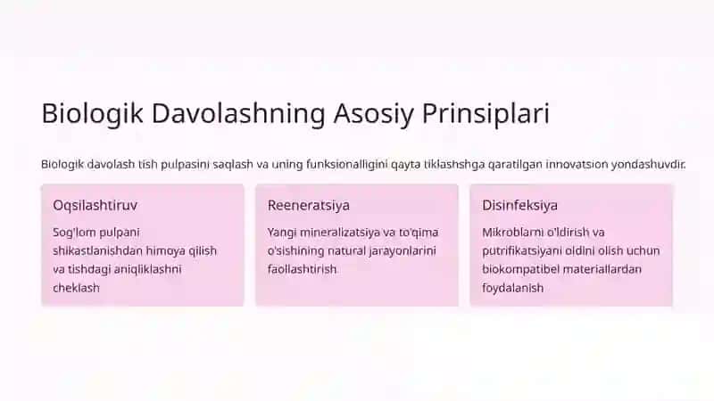 Pulpitlarni biologik davolash usuli 3